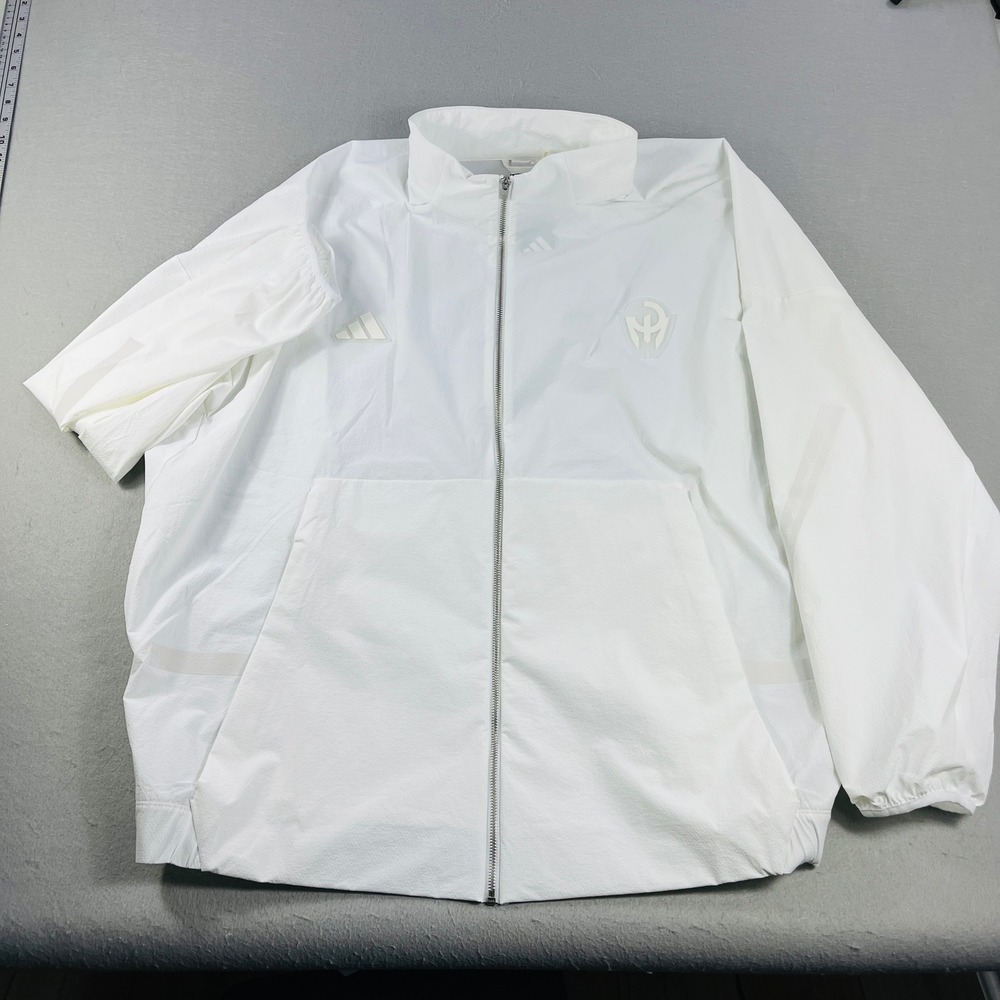 Adidas Patrick Mahomes ZNE Woven Track Top Jacket White Mens 3XL JY3803 NEW - Picture 2 of 9